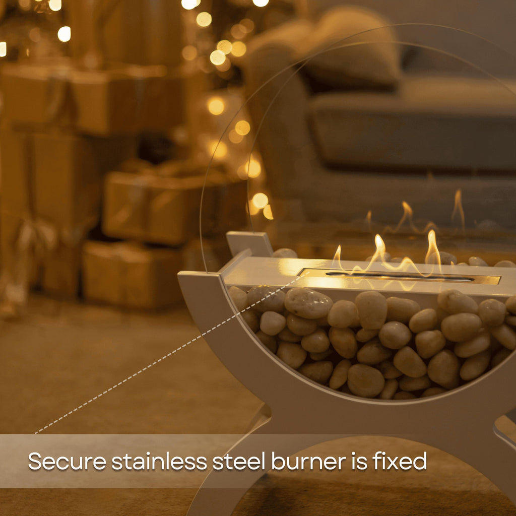 Freestanding Bioethanol Fireplace – Ventless Indoor Ethanol Fireplace