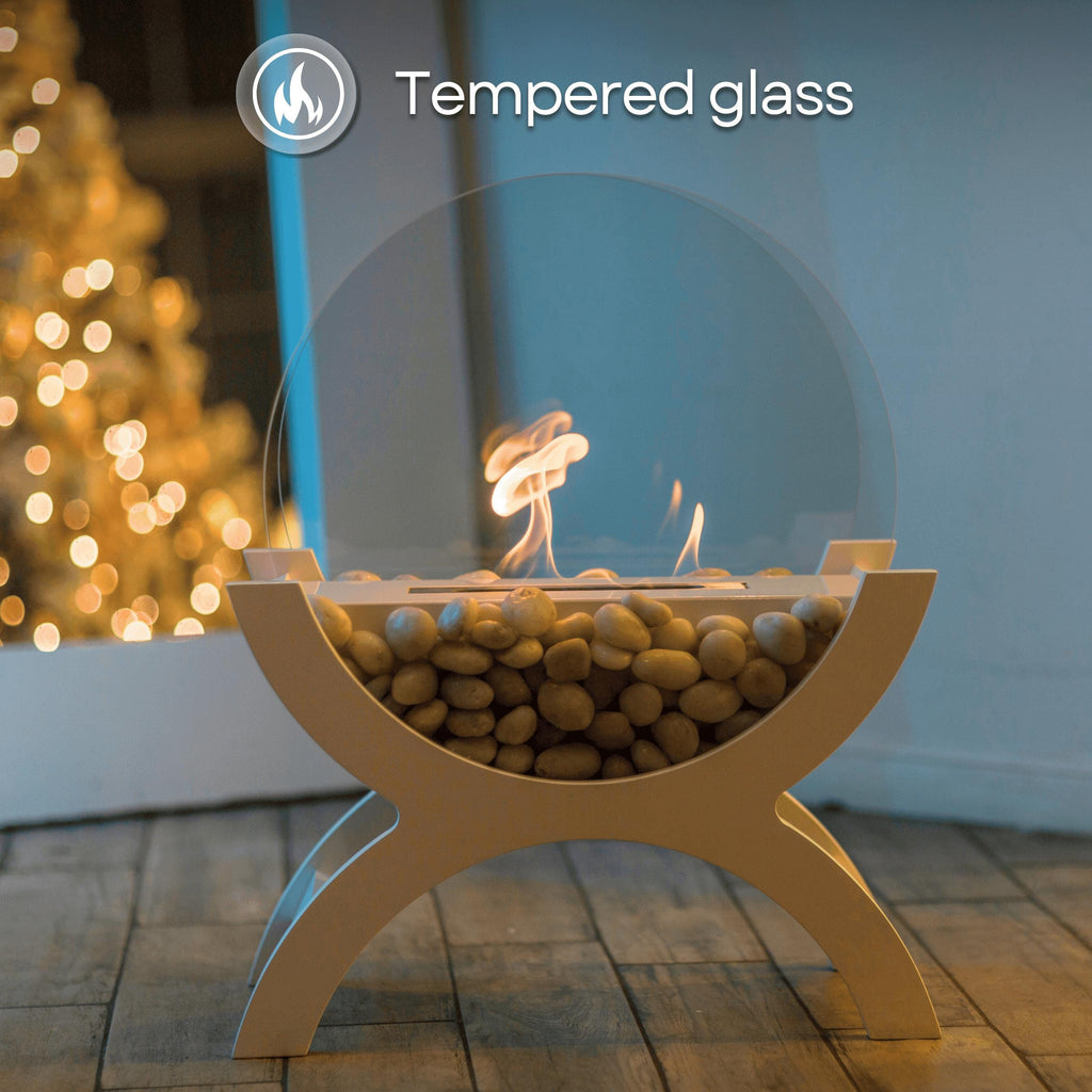 Freestanding Bioethanol Fireplace – Ventless Indoor Ethanol Fireplace