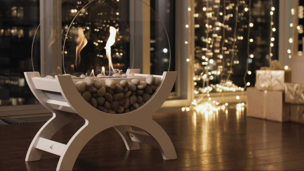 Freestanding Bioethanol Fireplace – Ventless Indoor Ethanol Fireplace